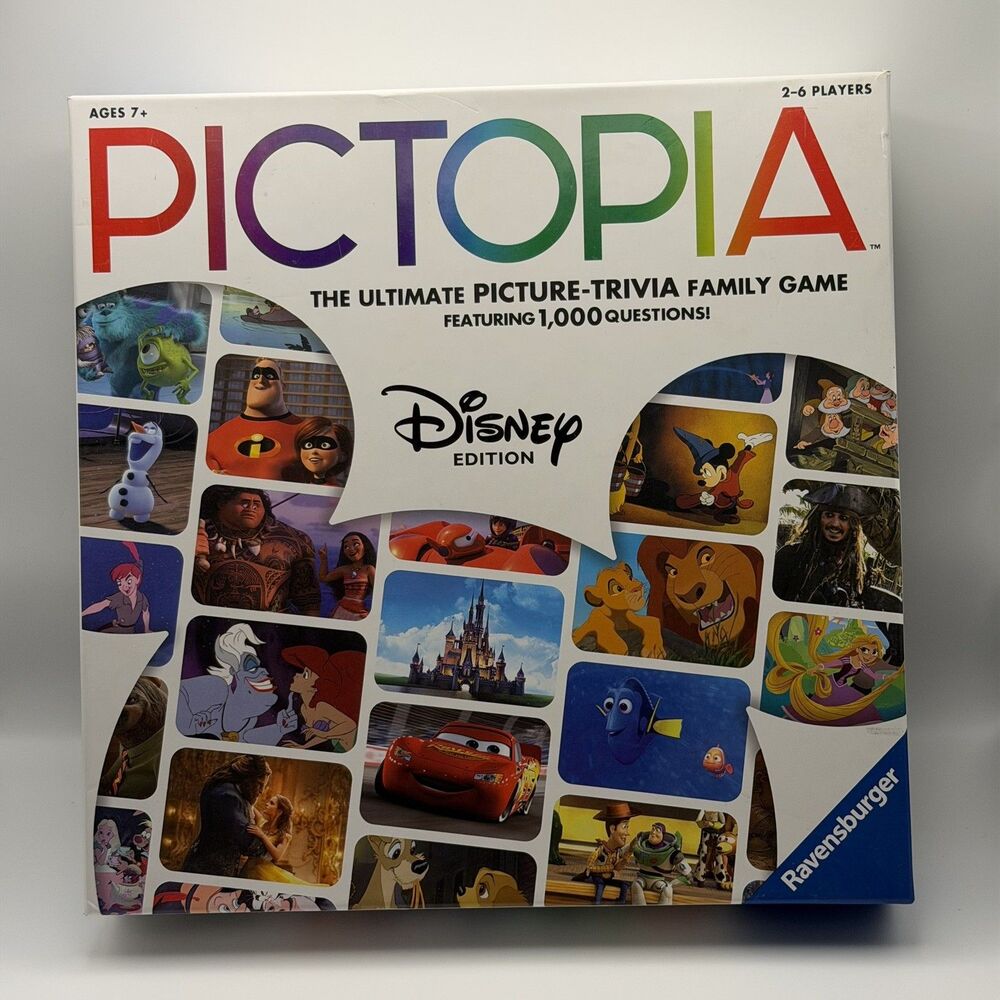 Pictopia Disney Edition The Ultimate Picture Trivia Family Game Ravensburger